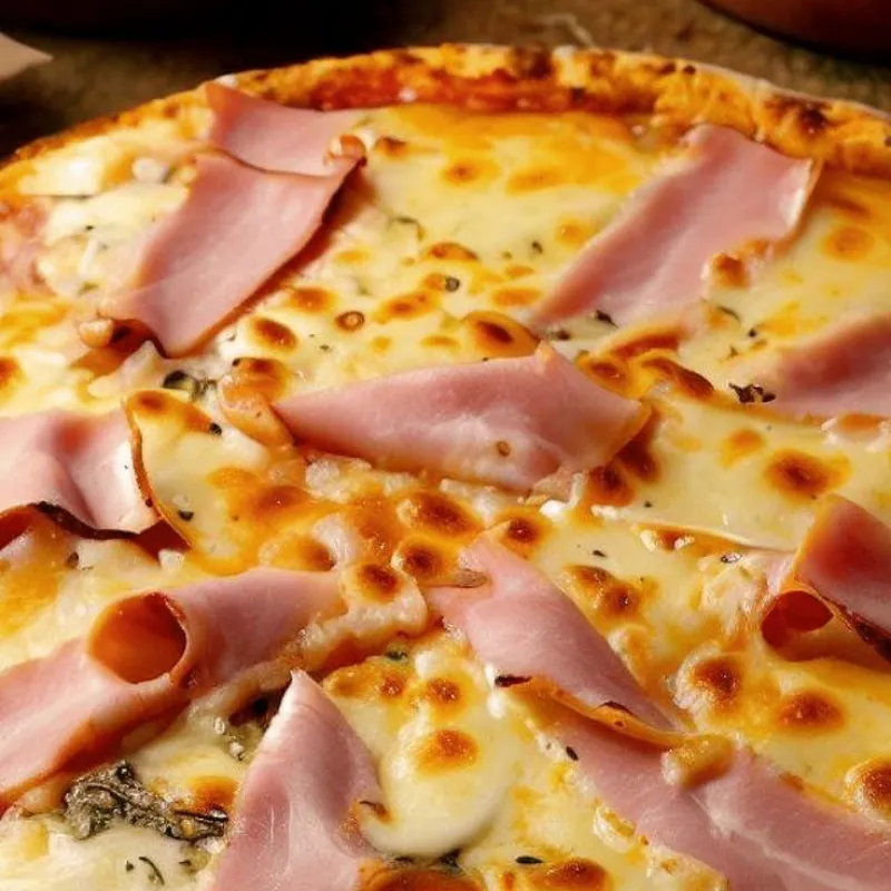 Pizza con Jamón Pierna