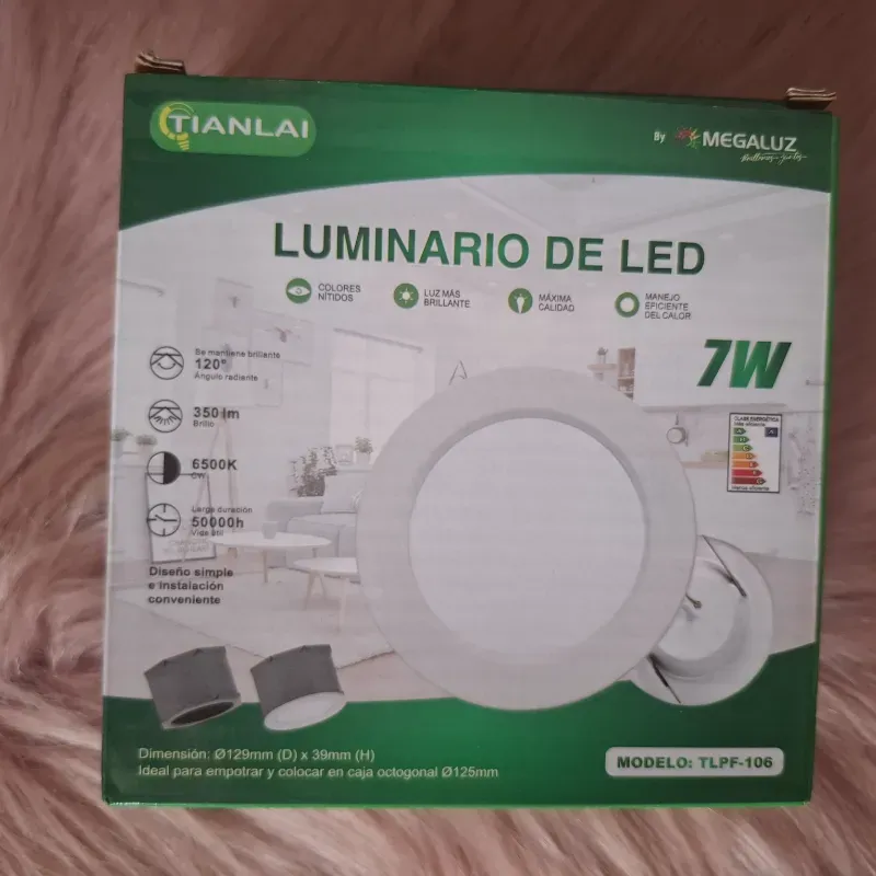 Lámpara de empotrar 7W