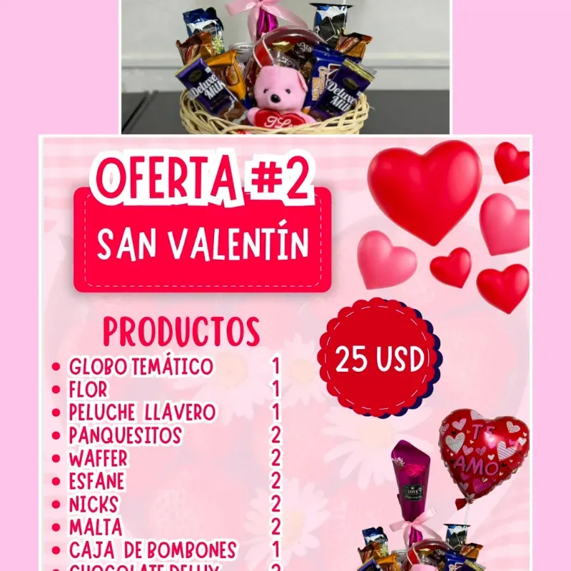 Oferta 2 San Valentín