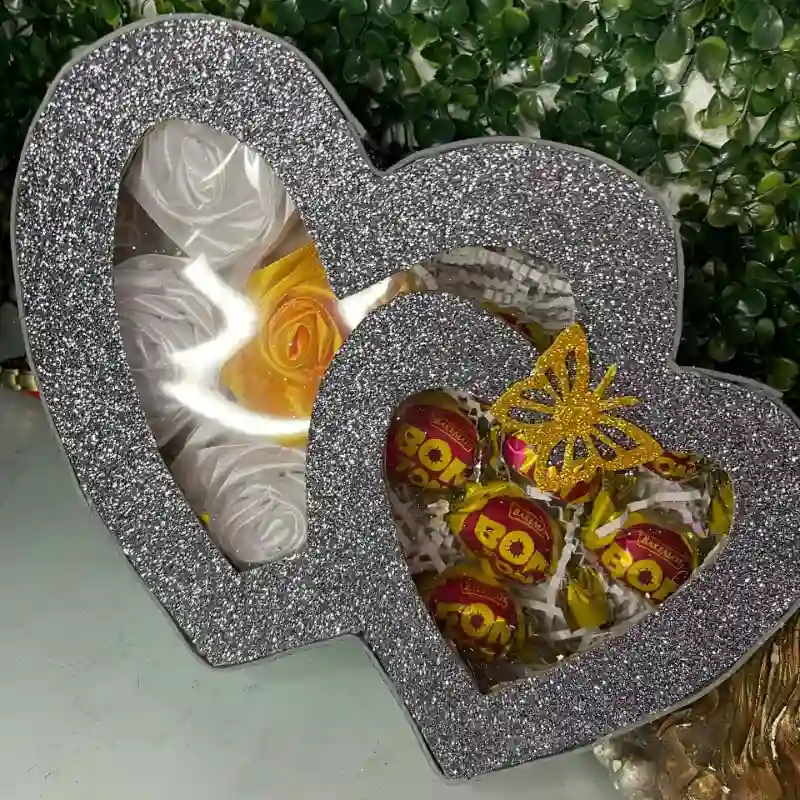 Caja corazon 14 febrero