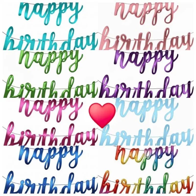 Happy brithday y Feliz Cumpleaños