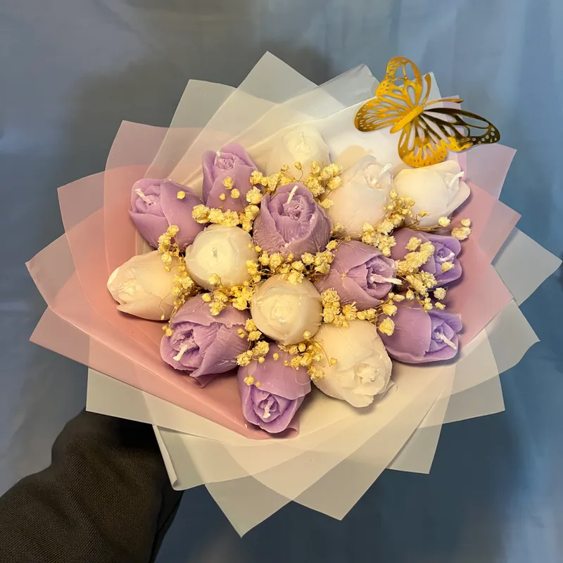 Bouquet de 15 tulipanes  