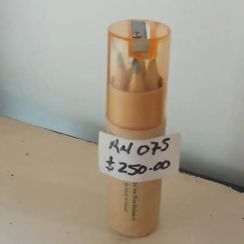 TUBITO CON SACAPUNTAS 7 COLORES