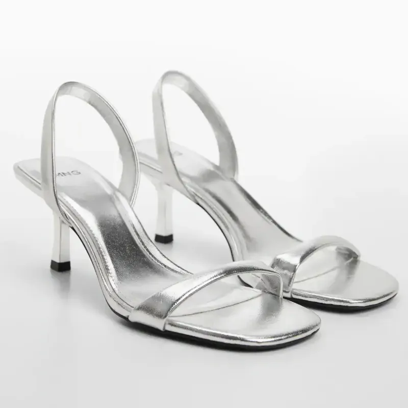 Sandalia destalonada tacón