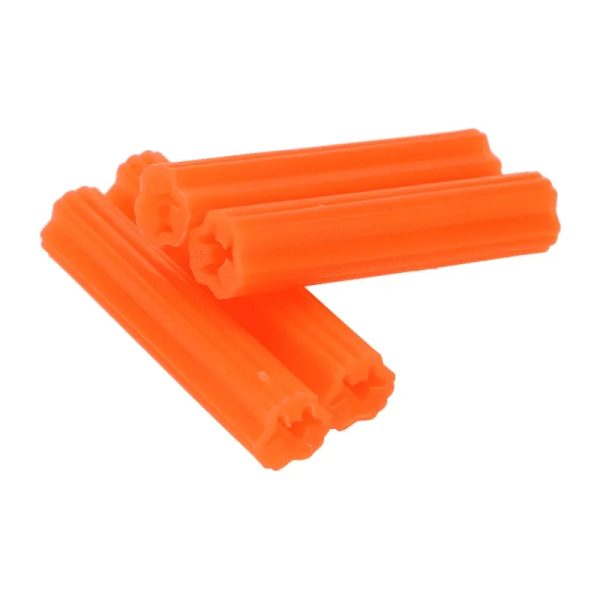 Taco Plastico Naranja 10 x 4
