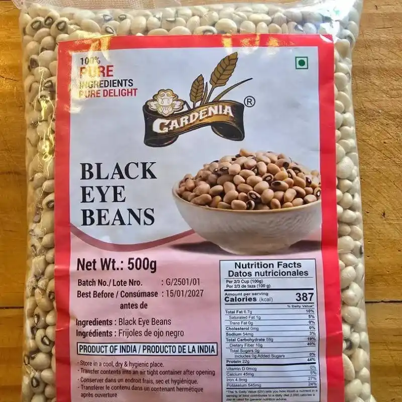 Frijoles Black Eye Gardenia (500g)   -