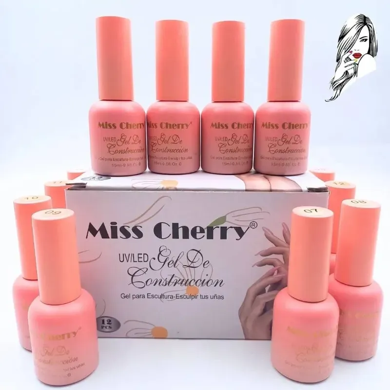 Gel del construcción 15ml  miss CHERRY