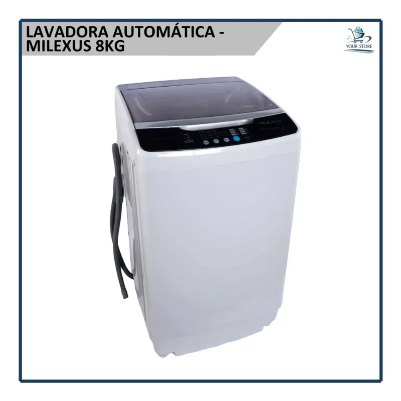 Lavadora Automática - Milexus 8Kg