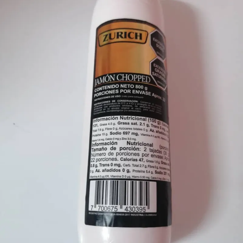 Jamón chopped