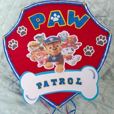 Piñata Escudo Paw Patrol