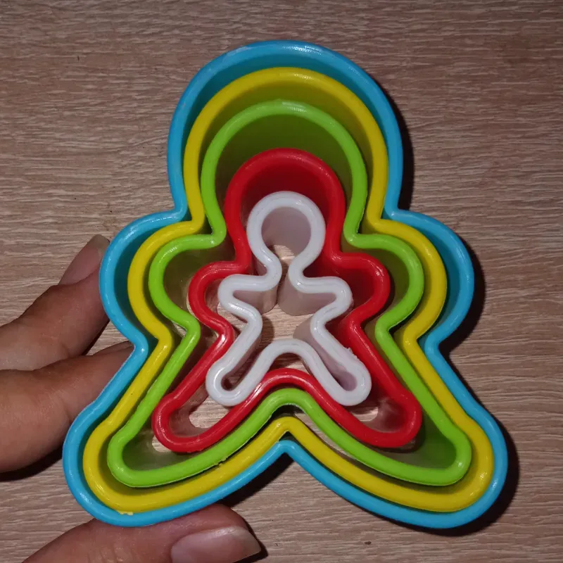 Set de cortadores muñeco de jenjibre