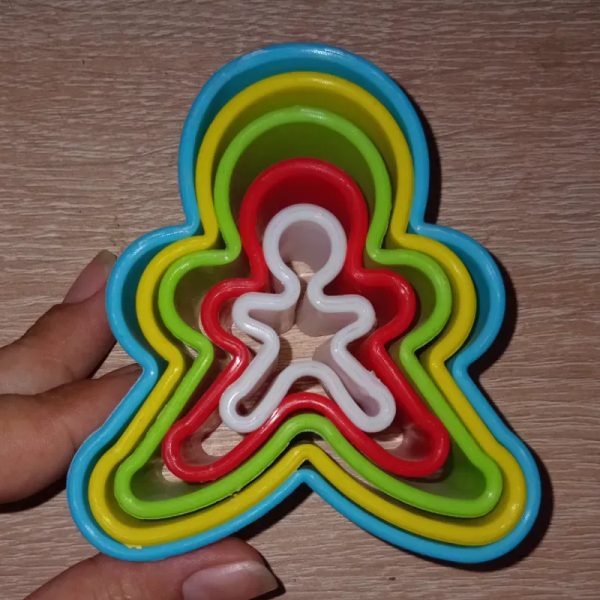 Set de cortadores muñeco de jenjibre