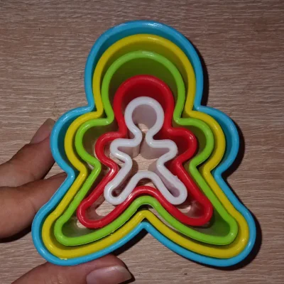 Set de cortadores muñeco de jenjibre