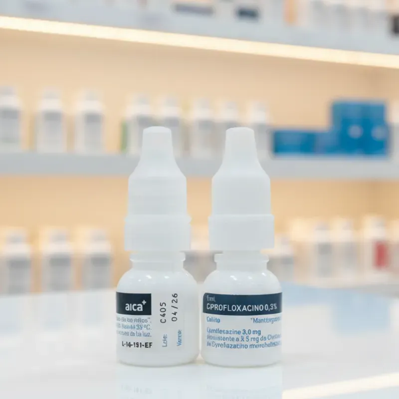 ️ CIPROFLOXACINO COLIRIO (VENCE 4,6,11-2026)