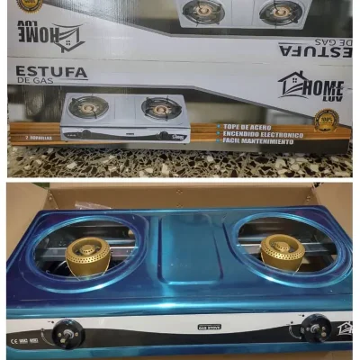 Estufa de gas o cocina de 2 hornillas. Modelo: 7102