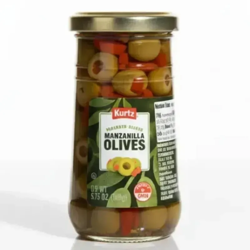 Aceituna en Rodajas con pimiento