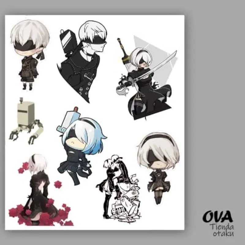  Pack de stickers Nier: Automata