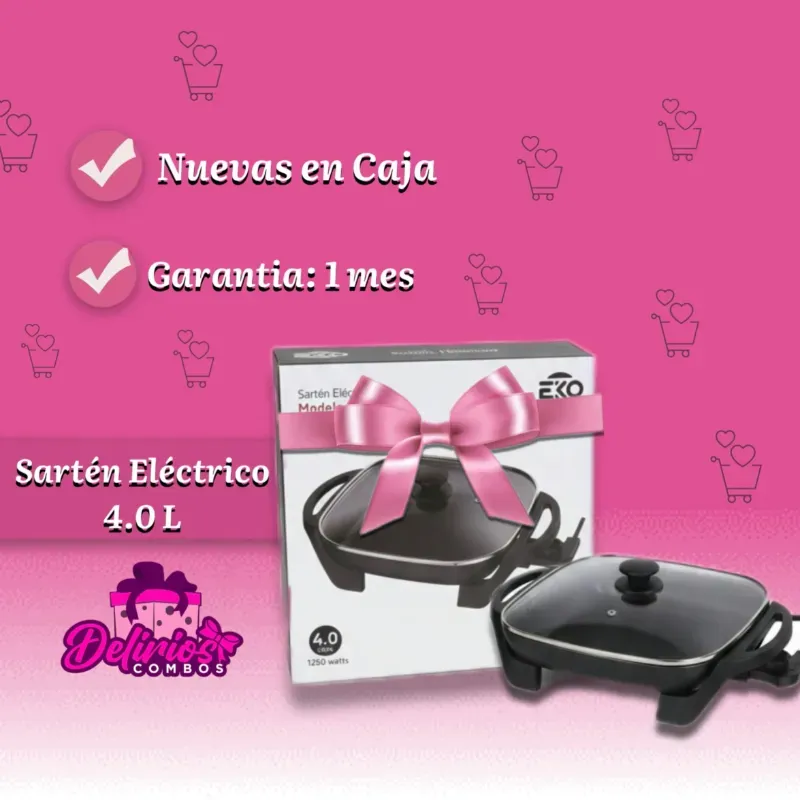 Sartén Electrico 4 Litro "Eko"