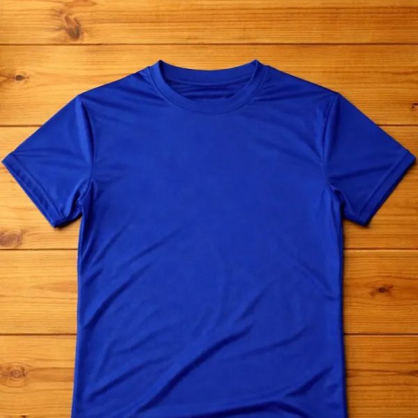 Pulóver para adultos sin cuello azul