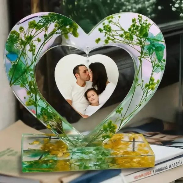 Portaretratos de corazón grande