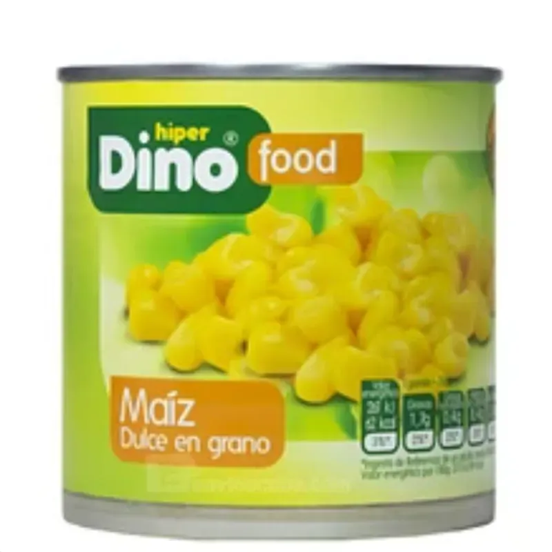 Lata de maíz dulce Dinos 400g
