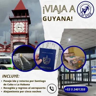 PAQUETE A GUYANA CON ALOJAMIENTO