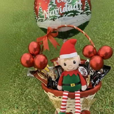 ❄️Cesta de Confituras con Peluche