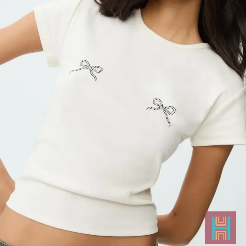 CAMISETA BRILLOS BLANCA 0024