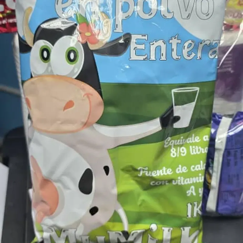 Pqt 1Kg Leche en Polvo Entera