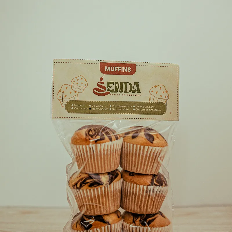 Muffins marmoleados