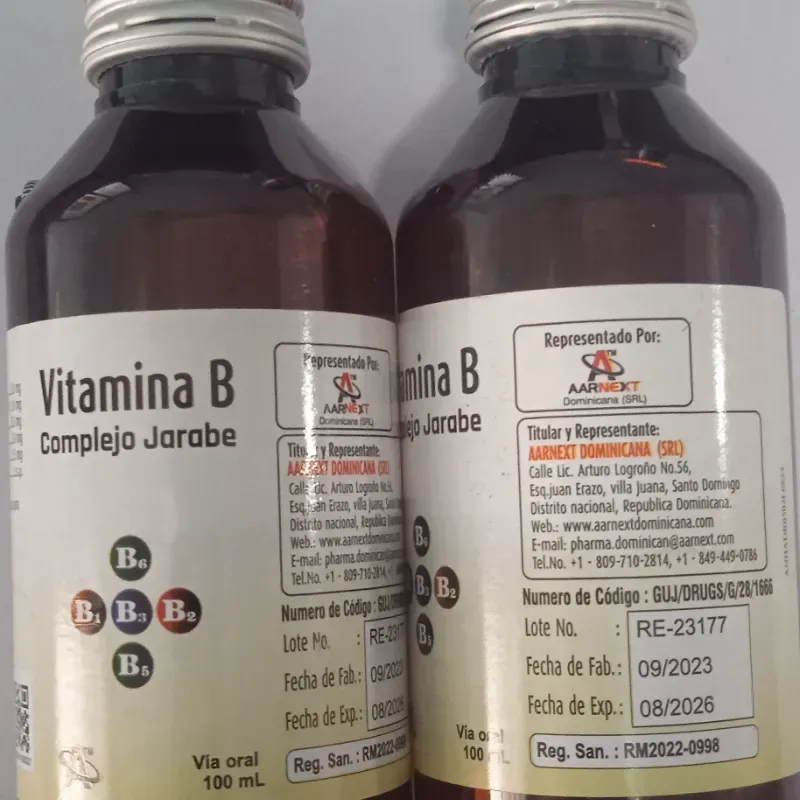 VITAMINA B COMPLEJO JARABE 100ml
