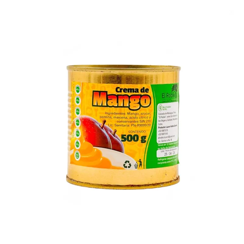 Crema de Mango "El Roble" 500gr