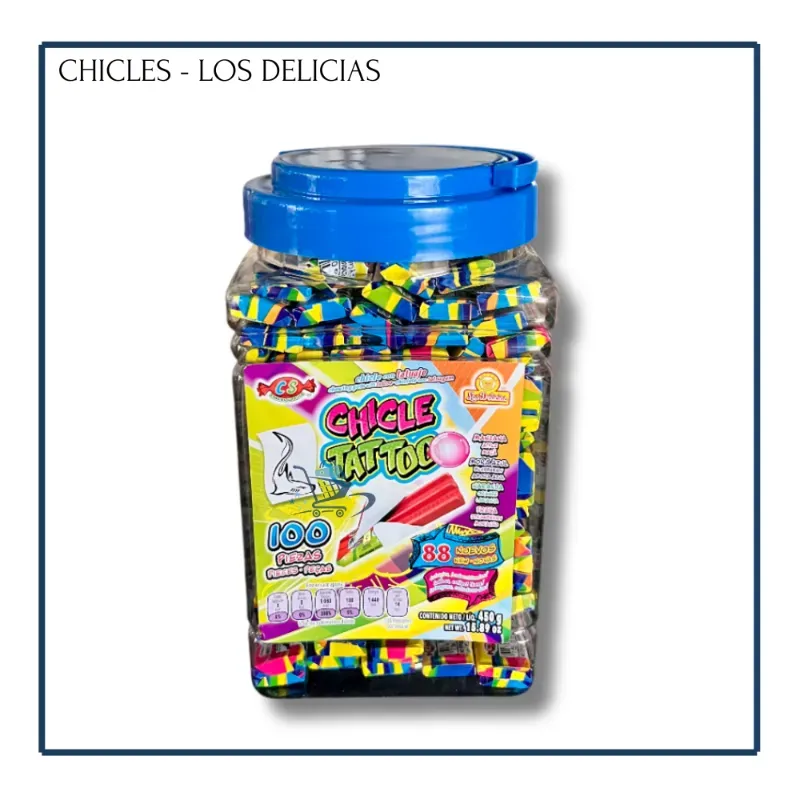 Chicle Tattoo - Las Delicias (450g)