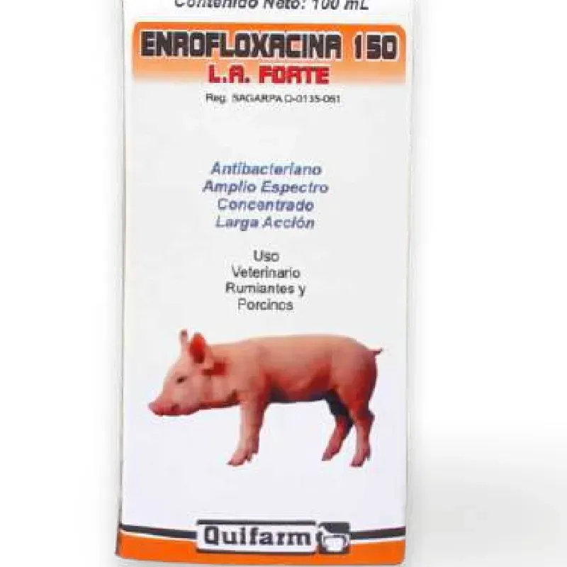 Enrofloxacina 150 Forte de 100 ML