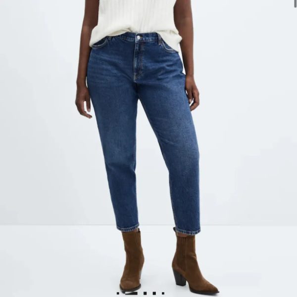Jeans mom Mango
