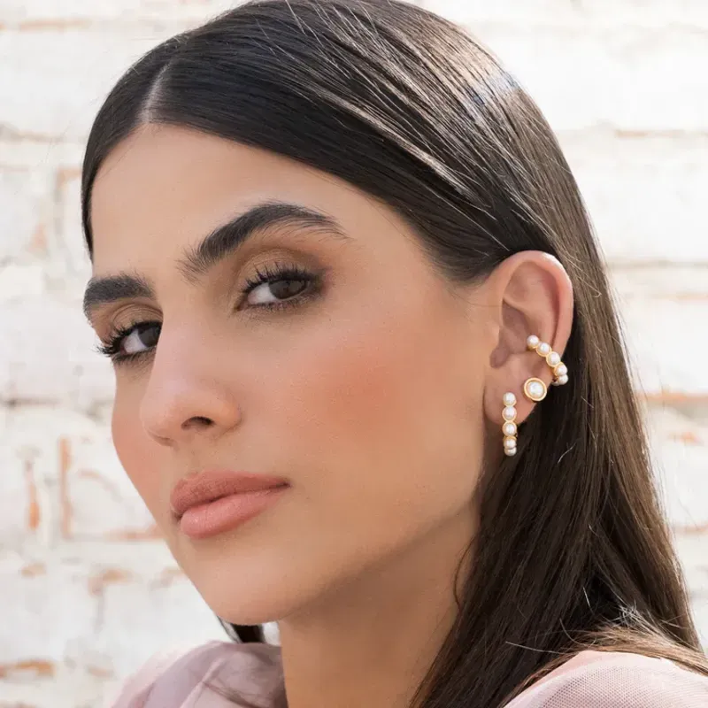 Set X3 Aretes De Perlas