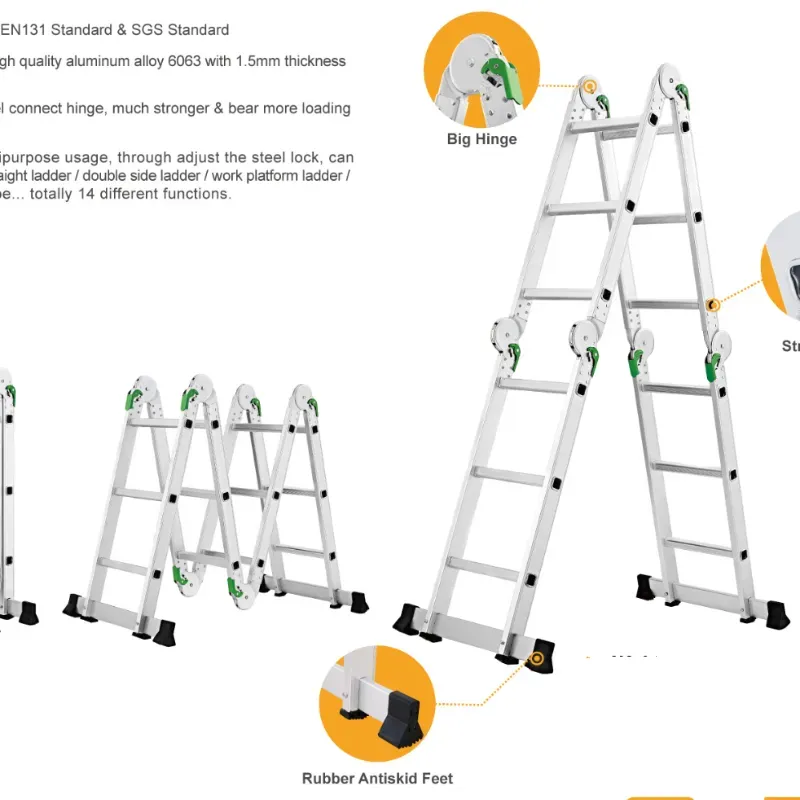 Escaleras aluminio multipropósito 4x6