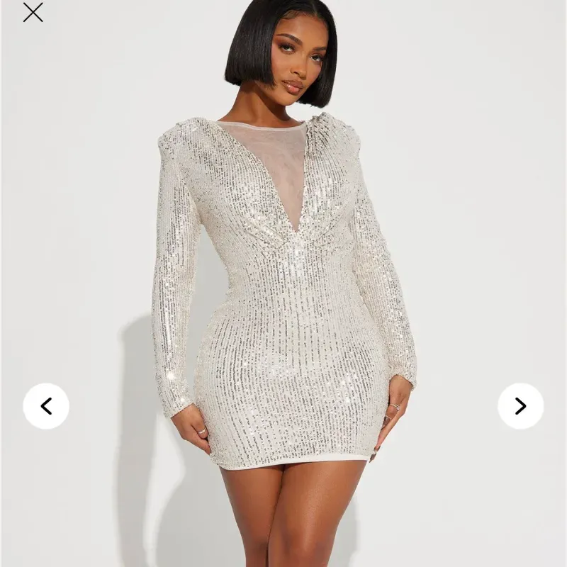 Vestido blanco de mujer