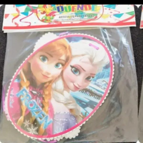 Cartel Felicidades Frozen