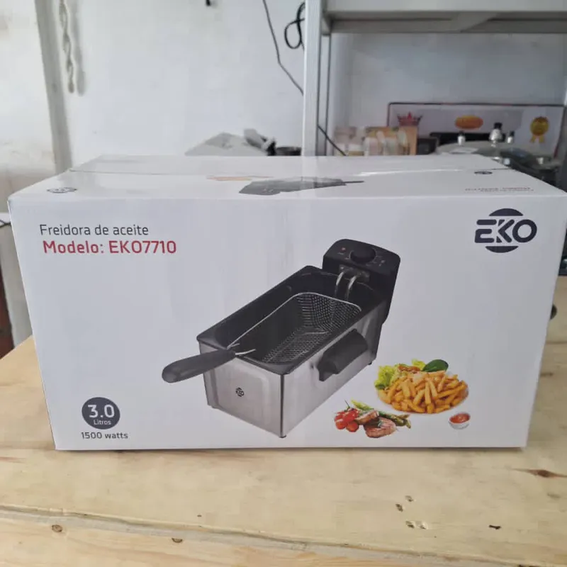 Freidora de aceite eko 3 litros