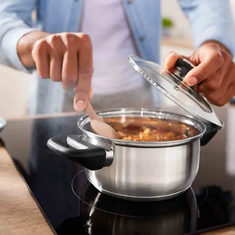 Olla de acero inoxidable