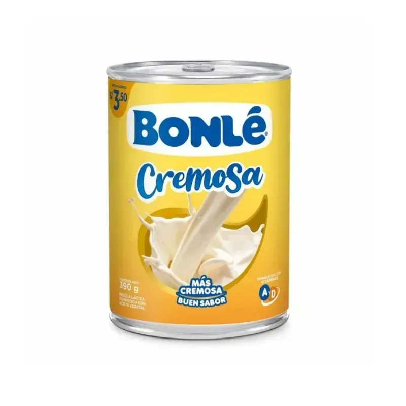Leche evaporada Bonlé 390g