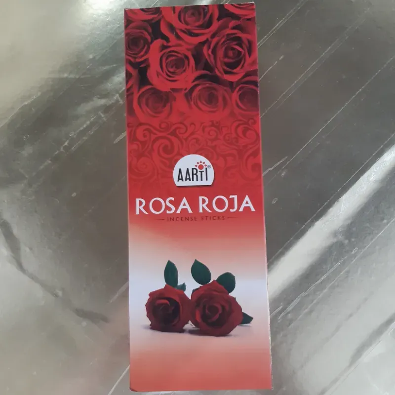 INCIENSO ROSA ROJA 20 UNIDADES