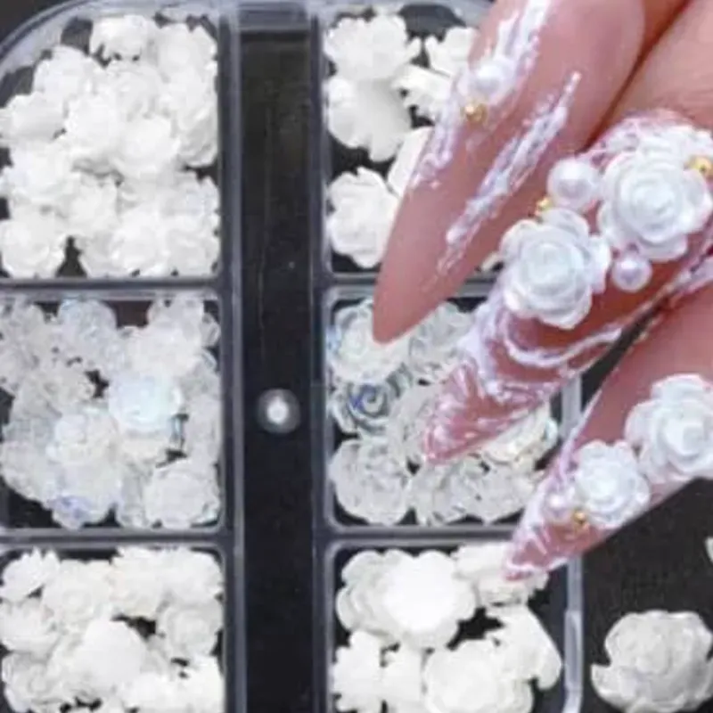 Cajitas de florecitas relieve