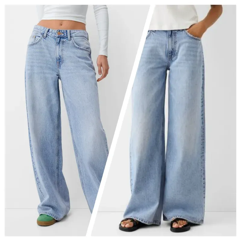 Jeans Bershka wide leg