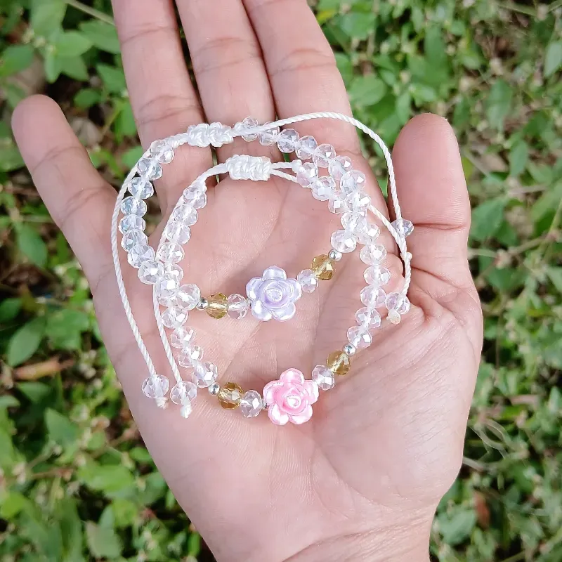 Pulseras con rosas