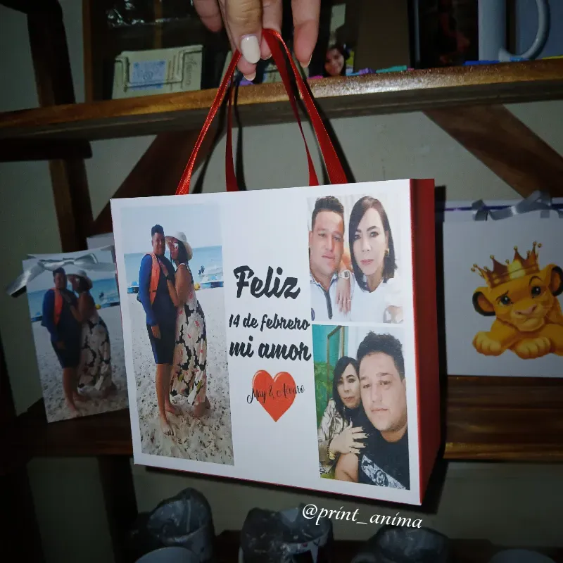Bolsas con diseño fotográfico