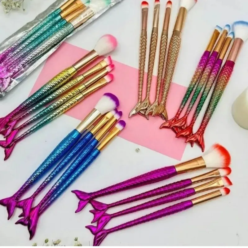 Set de brochas de sirena ‍♀️