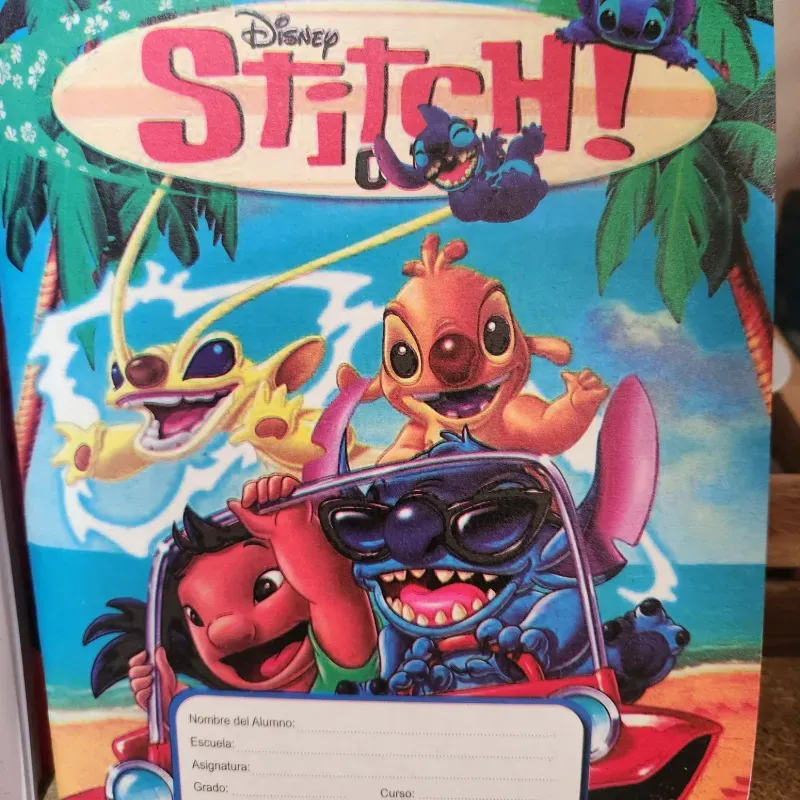 Libreta lilo y stich
