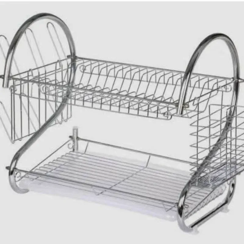 Plateros de acero inoxidable de 2 pisos